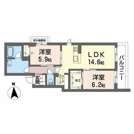 シャーメゾン　パークイーストの物件間取画像